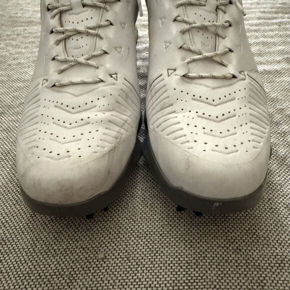 Under Armour UA Spieth 2 Gore-Tex Golf Shoes Size 11.5 White Gray Blue Mens - Picture 3 of 9